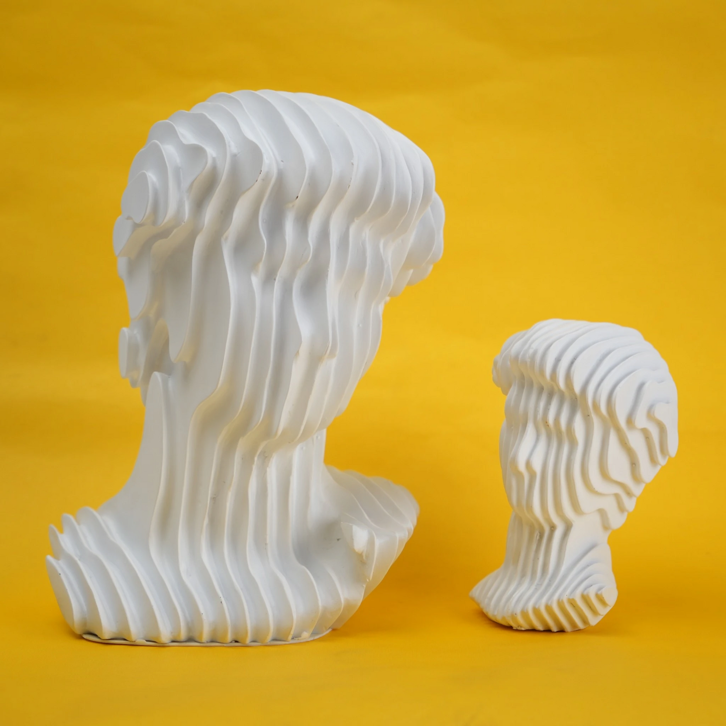abstract head decorative object