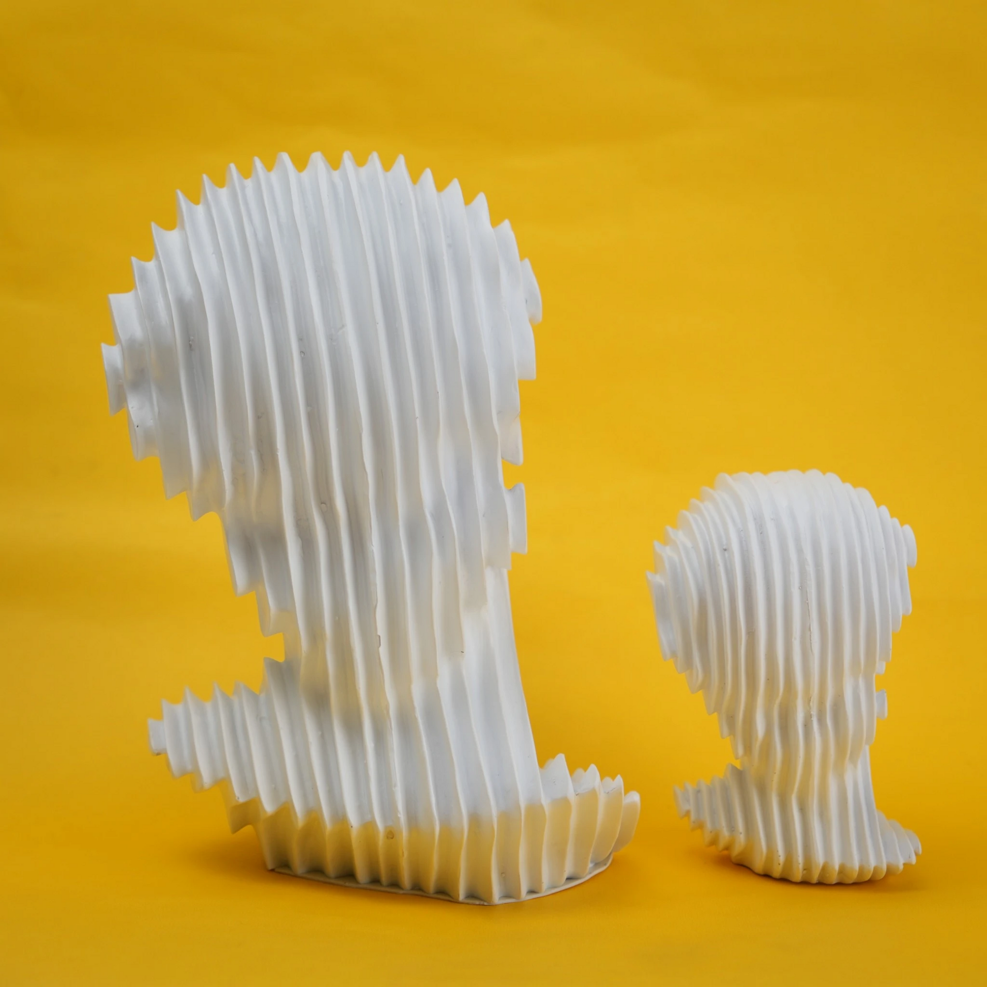 abstract head decorative object