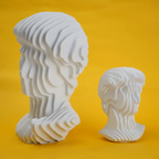 abstract head decorative object