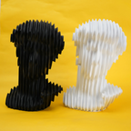 abstract head decorative object