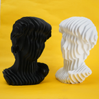 abstract head decorative object