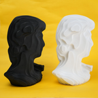 abstract head decorative object