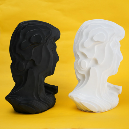 abstract head decorative object