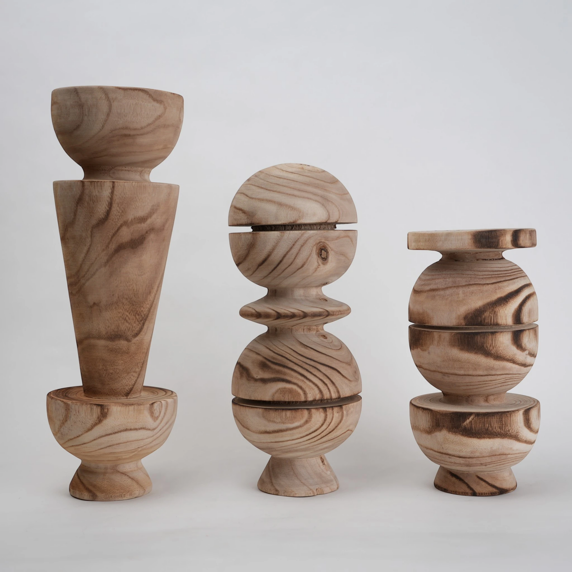 natural wood tabletop decor object