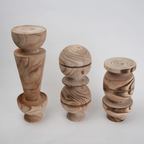 natural wood tabletop decor object