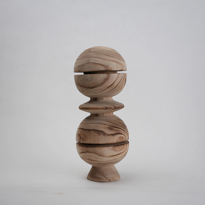 natural wood tabletop decor object