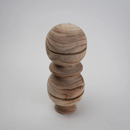 natural wood tabletop decor object