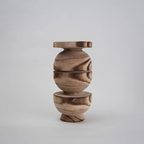 burnt wood tabletop decor object