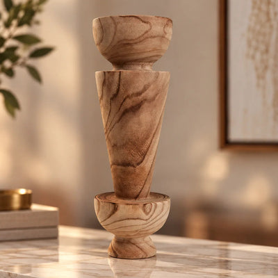 Wood Totem Accent Tall