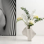Organic Crest w/ freesia & op-art print
