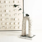 Terra Loop w/ eucalyptus, cream wall panel
