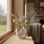 Terra Passage w/ daisies on sunlit windowsill