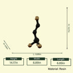 Luxurious Fusion Black dimension diagram 14.17in