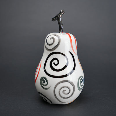 Spiral Pear Decor