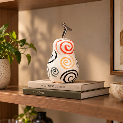 Spiral Pear Decor