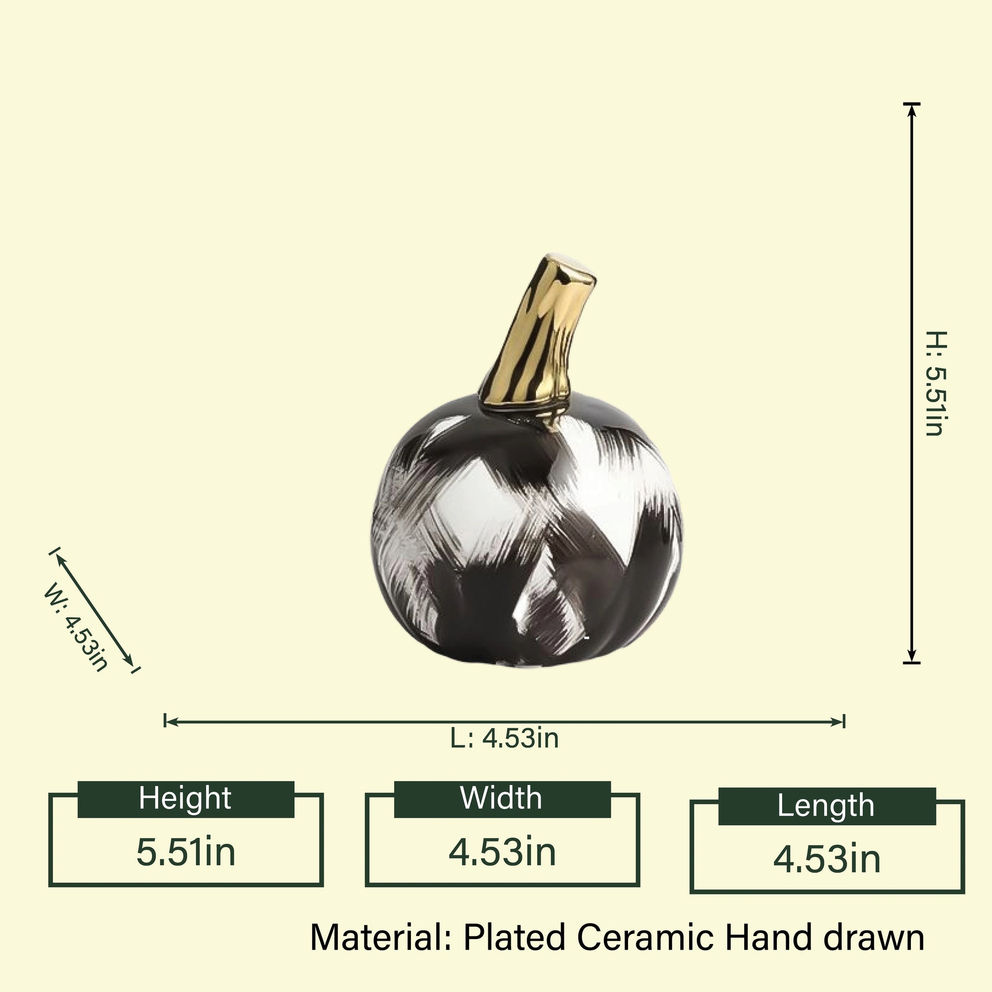 IvoryLuxe pumpkin dimension infographic