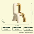 Dual form chair decor dimension diagram