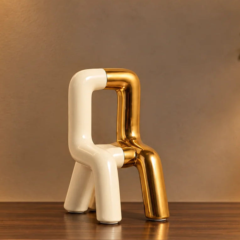 Dual Form abstract chair decor