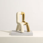 Dual Form abstract chair decor
