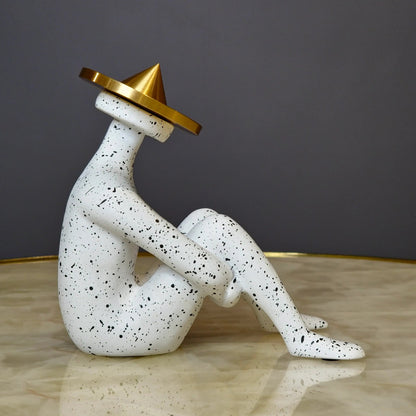 Abstract Sitting Decor