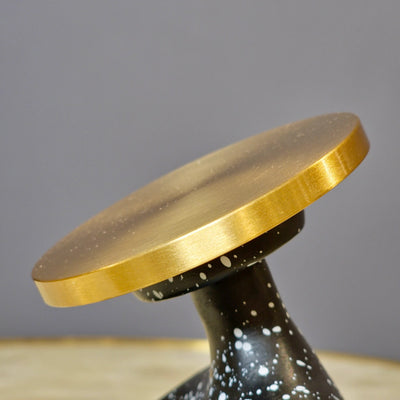 Abstract Black Sitting Decor