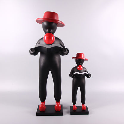 Large & small reader pair, front studio scale