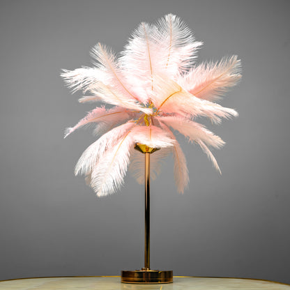 Feather Glow Lamp - Pink