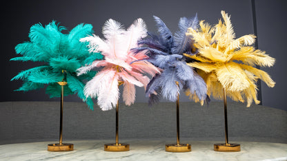 Feather Glow Lamp - Emerald