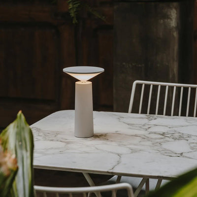 Infinity Halo LED Table Lamp - White