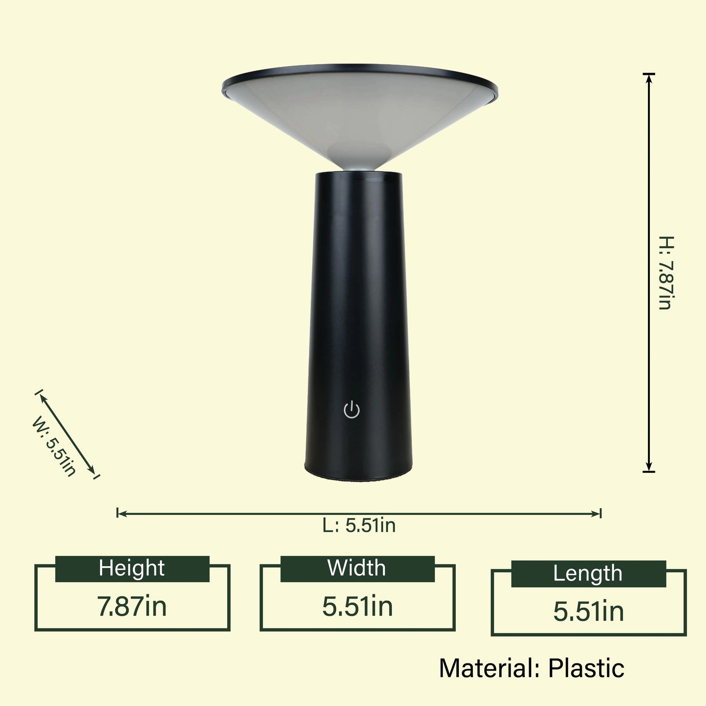 Nova Table Lamp - Black