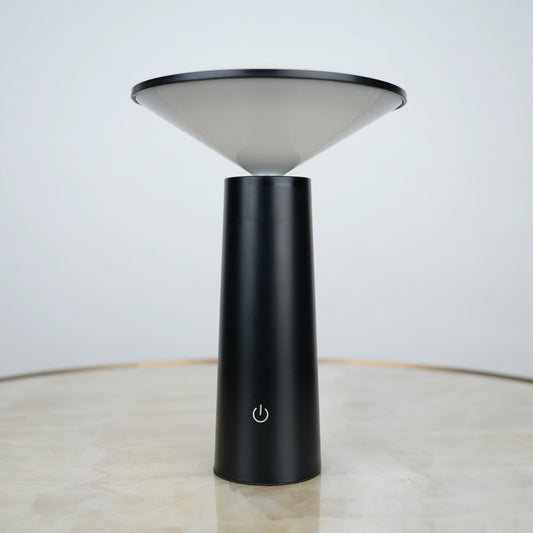 Infinity Halo LED Table Lamp - Black