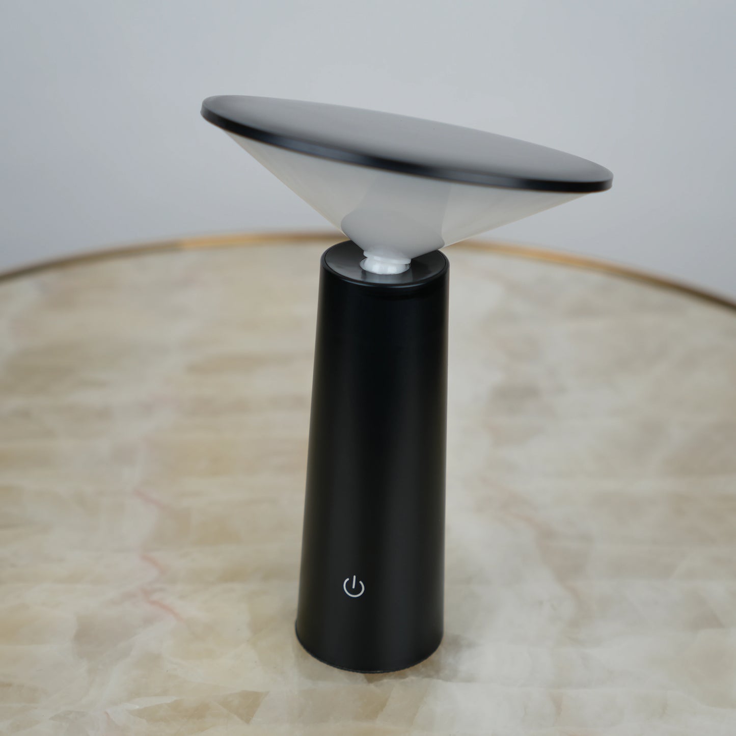 Infinity Halo LED Table Lamp - Black