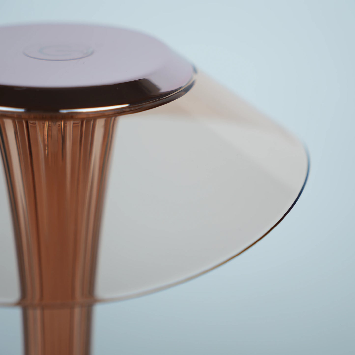 Modern Orbit LED Table Lamp - Brown