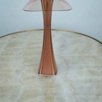 Modern Orbit LED Table Lamp - Brown