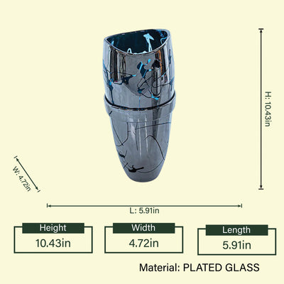 Radiant Dark Coloured Artisan Vase