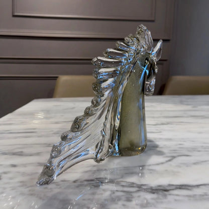 Majestic Equine Crystal Sculpture