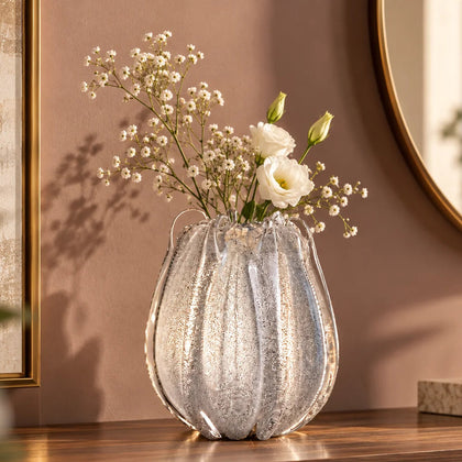 Golden glow vase spec, 9.06in height