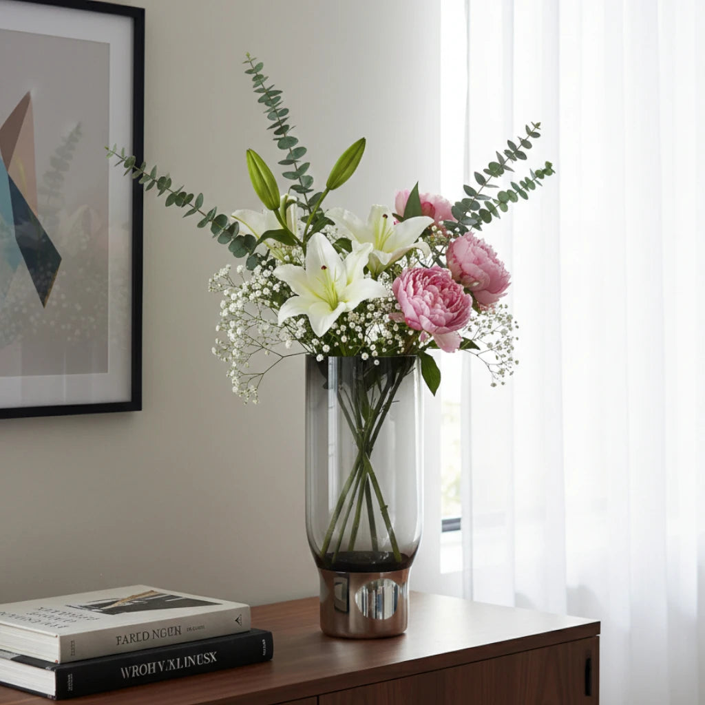 Modern Grey Elegance Vase