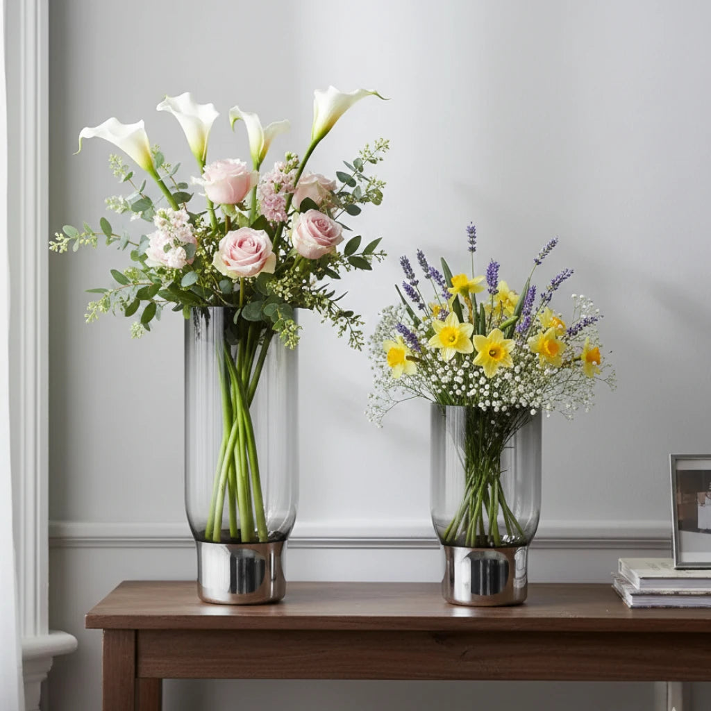 Modern Grey Elegance Vase