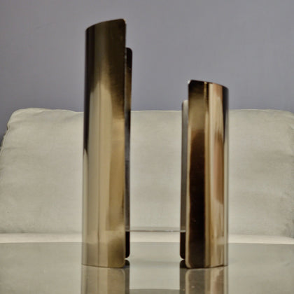Modern metallic decor accent for luxury home interiors