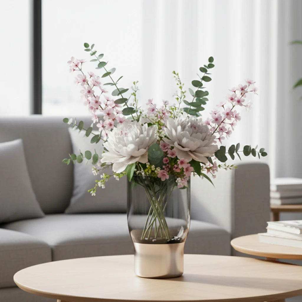 Shadow Grey Designer Vase