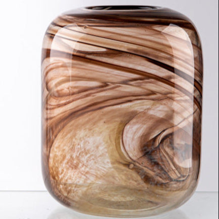 Bronze Horizon Striped Vase