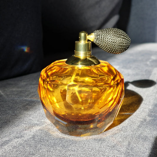 Amber Crystal Perfume Sprayer