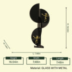 Spiral Ascent spec diagram, 16.54in tall