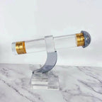 Crystal Telescope on chrome arc, marble shot