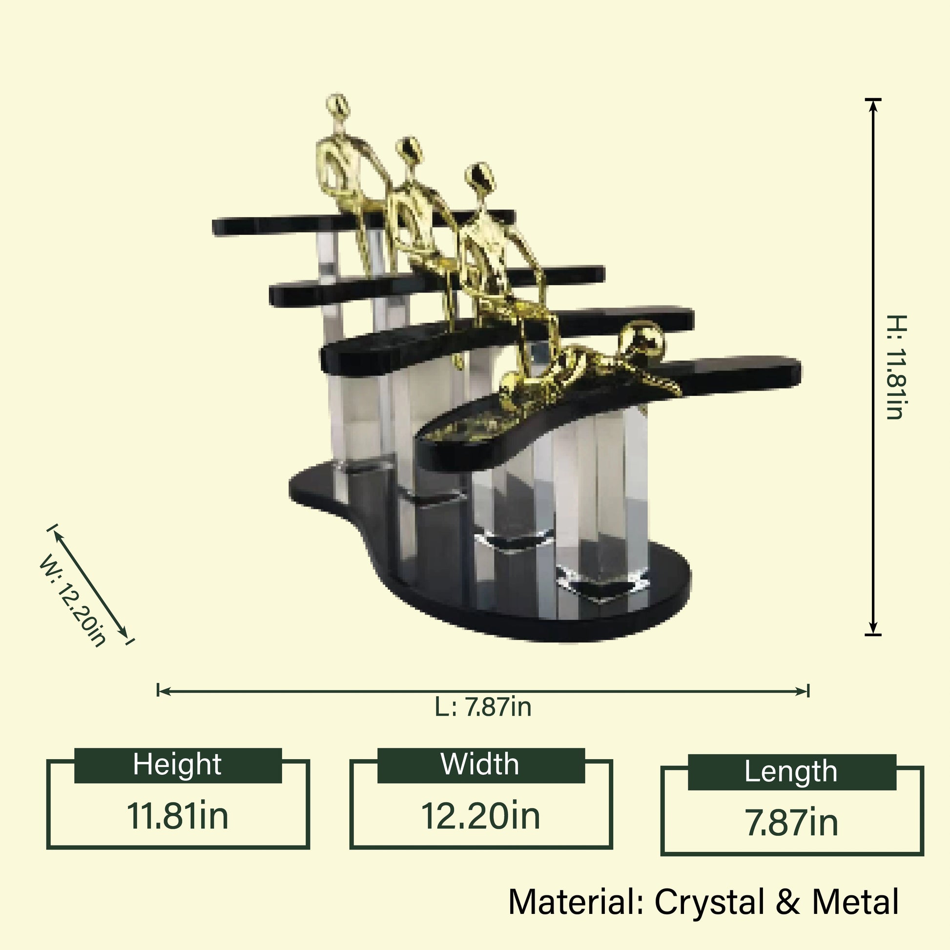 Ascend Form 11.81in scale infographic, cream