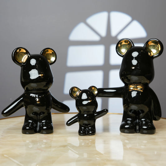 Harmony Black Bear Family - Set of 3