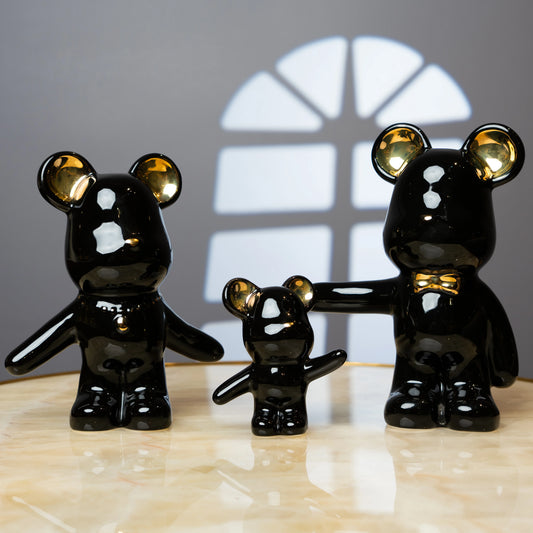 Harmony Black Bear Family - Set of 3