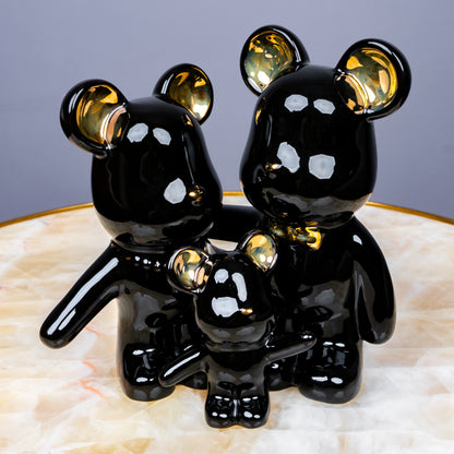 Harmony Black Bear Family - Set of 3