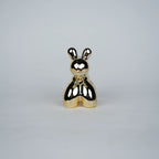 chrome gold poodle decorative figurines